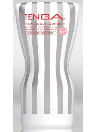 Мастурбатор TENGA Squeeze Tube Cup Soft - Tenga - в Великом Новгороде купить с доставкой