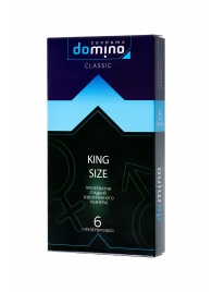 Презервативы увеличенного размера DOMINO Classic King size - 6 шт. - Domino - купить с доставкой в Великом Новгороде