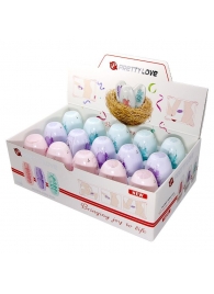 Набор из 15 мини-мастурбаторов Fantastic Egg Hard Boiled - Baile - в Великом Новгороде купить с доставкой