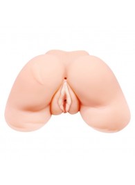 Телесная вибровагина Julie с 2 рабочими отверстиями - Baile - в Великом Новгороде купить с доставкой