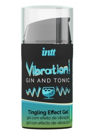 Жидкий интимный гель с эффектом вибрации Vibration! Gin   Tonic - 15 мл. - INTT - купить с доставкой в Великом Новгороде