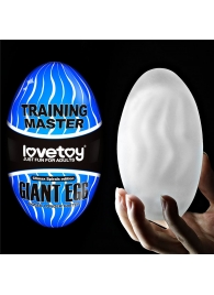 Мастурбатор-яйцо Giant Egg Climax Spirals Edition - Lovetoy - в Великом Новгороде купить с доставкой