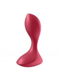 Красный вибромассажёр простаты Satisfyer Backdoor Lover - 14 см. - Satisfyer - в Великом Новгороде купить с доставкой