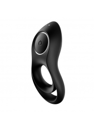 Черное эрекционное виброкольцо Legendary Duo - Satisfyer - в Великом Новгороде купить с доставкой