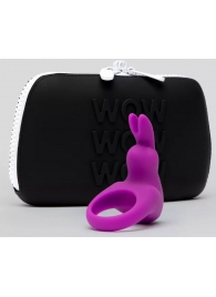 Фиолетовое эрекционное виброкольцо Happy Rabbit Cock Ring Kit - Happy Rabbit - в Великом Новгороде купить с доставкой