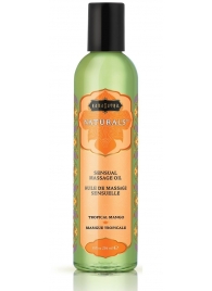 Массажное масло Naturals Tropical Mango с ароматом манго - 236 мл. - Kama Sutra - купить с доставкой в Великом Новгороде