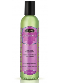 Массажное масло Naturals Island Passion Berry с ароматом тропических фруктов - 236 мл. - Kama Sutra - купить с доставкой в Великом Новгороде