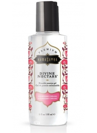 Гель-лубрикант на водной основе Divine Nectars Strawberry Dream с ароматом клубники - 150 мл. - Kama Sutra - купить с доставкой в Великом Новгороде