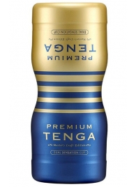 Мастурбатор TENGA Premium Dual Sensation Cup - Tenga - в Великом Новгороде купить с доставкой