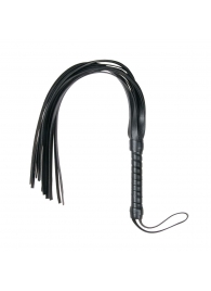 Черный флоггер Flogger Whip - 46 см. - Easy toys - купить с доставкой в Великом Новгороде