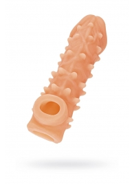 Телесная закрытая насадка с пупырышками Cock Sleeve Size S - 13,8 см. - KOKOS - в Великом Новгороде купить с доставкой Телесная закрытая насадка с пупырышками Cock Sleeve Size S - 13,8 см. - KOKOS - в Великом Новгороде купить с доставкой