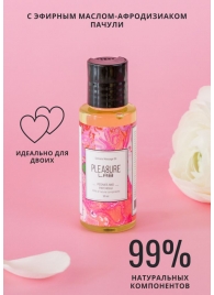 Массажное масло Pleasure Lab Delicate с ароматом пиона и пачули - 50 мл. - Pleasure Lab - купить с доставкой в Великом Новгороде