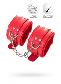 Красные оковы Anonymo из искусственной кожи - ToyFa - купить с доставкой в Великом Новгороде