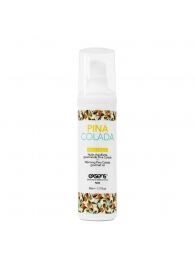Разогревающее массажное масло с ароматом пина колада Gourmet Pina Colada - 50 мл. - Exsens - купить с доставкой в Великом Новгороде