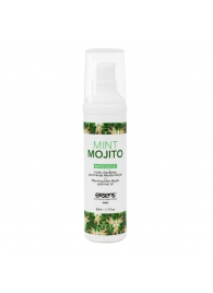 Разогревающее массажное масло с ароматом мохито Gourmet Mint Mojito - 50 мл. - Exsens - купить с доставкой в Великом Новгороде