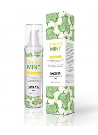 Разогревающее массажное масло Gourmet Spearmint Organic с органическими ингредиентами - 50 мл. - Exsens - купить с доставкой в Великом Новгороде