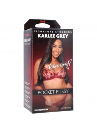 Мастурбатор-вагина Karlee Grey ULTRASKYN Pocket Pussy - Doc Johnson - в Великом Новгороде купить с доставкой