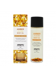 Органическое массажное масло AMBER JOJOBA - 100 мл. - Exsens - купить с доставкой в Великом Новгороде