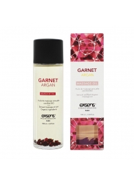 Органическое массажное масло GARNET ARGAN - 100 мл. - Exsens - купить с доставкой в Великом Новгороде
