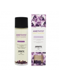 Органическое массажное масло AMETHYST SWEET ALMOND - 100 мл. - Exsens - купить с доставкой в Великом Новгороде