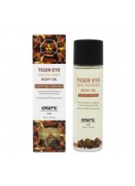 Органическое массажное масло TIGER EYE MACADAMIA - 100 мл. - Exsens - купить с доставкой в Великом Новгороде