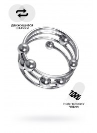 Большое металлическое кольцо под головку пениса - ToyFa - купить с доставкой в Великом Новгороде