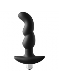 Черная вибропробка для простаты FantASStic Vibrating Prostate Plug - 14,5 см. - Dream Toys - в Великом Новгороде купить с доставкой