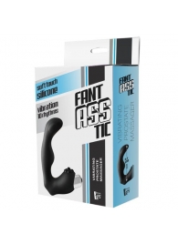 Черный вибромассажер простаты FantASStic Vibrating Prostate Massager - 11,3 см. - Dream Toys - в Великом Новгороде купить с доставкой