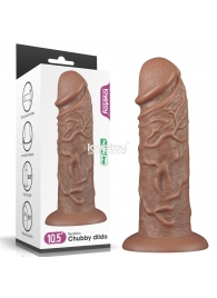 Коричневый фаллоимитатор Cubby dildo - 26,6 см. - Lovetoy в Великом Новгороде Коричневый фаллоимитатор Cubby dildo - 26,6 см. - Lovetoy