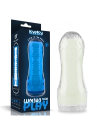 Светящийся в темноте мастурбатор Lumino Play Masturbator Ribbed - Lovetoy - в Великом Новгороде купить с доставкой