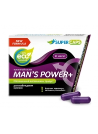 Возбуждающее средство для мужчин Mans Power plus - 10 капсул (0,35 гр.) +1 в подарок - SuperCaps - купить с доставкой в Великом Новгороде