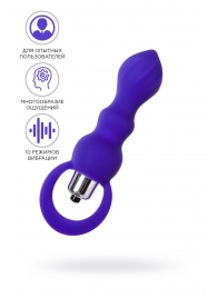 Фиолетовая анальная вибровтулка Curvy - 14 см. - ToyFa в Великом Новгороде Фиолетовая анальная вибровтулка Curvy - 14 см. - ToyFa