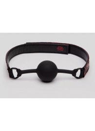 Кляп-шар на двусторонних ремешках Reversible Silicone Ball Gag - Fifty Shades of Grey - купить с доставкой в Великом Новгороде