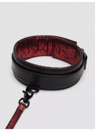 Стильный ошейник с поводком Reversible Faux Leather Collar and Lead - Fifty Shades of Grey - купить с доставкой в Великом Новгороде