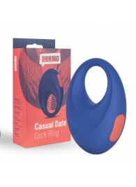 Синее эрекционное кольцо RRRING Casual Date Cock Ring - FeelzToys - в Великом Новгороде купить с доставкой