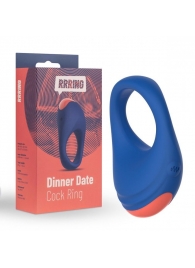 Синее эрекционное кольцо RRRING Dinner Date Cock Ring - FeelzToys - в Великом Новгороде купить с доставкой