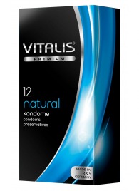 Классические презервативы VITALIS PREMIUM natural - 12 шт. - Vitalis - купить с доставкой в Великом Новгороде