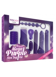 Эротический набор Toy Joy Mega Purple - Toy Joy - купить с доставкой в Великом Новгороде