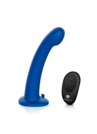 Синяя насадка Remote Control P-Spot G-Spot с черными трусиками - 20 см. - Pegasus - купить с доставкой в Великом Новгороде