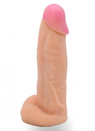 Телесная насадка на Harness с коннектором в ламинате - 20 см. - LOVETOY (А-Полимер) - купить с доставкой в Великом Новгороде