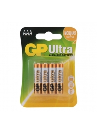 Батарейки алкалиновые GP Ultra Alkaline 24А AАA/LR03 - 4 шт. - Элементы питания - купить с доставкой в Великом Новгороде