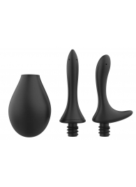 Черный анальный душ Nexus Anal Douche Set с 2 сменными насадками - Nexus Range - купить с доставкой в Великом Новгороде