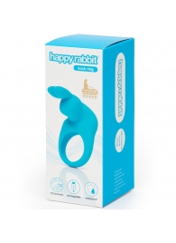 Голубое эрекционное виброкольцо Happy Rabbit Rechargeable Rabbit Cock Ring - Happy Rabbit - в Великом Новгороде купить с доставкой