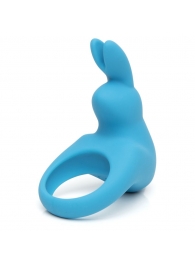 Голубое эрекционное виброкольцо Happy Rabbit Rechargeable Rabbit Cock Ring - Happy Rabbit - в Великом Новгороде купить с доставкой