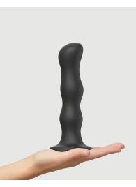 Черная насадка Strap-On-Me Dildo Geisha Balls size XL - Strap-on-me - купить с доставкой в Великом Новгороде