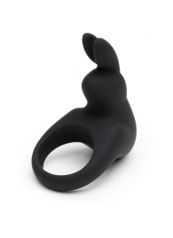 Черное эрекционное виброкольцо Happy Rabbit Rechargeable Rabbit Cock Ring - Happy Rabbit - в Великом Новгороде купить с доставкой