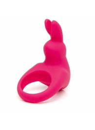 Розовое эрекционное виброкольцо Happy Rabbit Rechargeable Rabbit Cock Ring - Happy Rabbit - в Великом Новгороде купить с доставкой