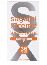 Ультратонкие презервативы Sagami Xtreme Superthin - 36 шт. - Sagami - купить с доставкой в Великом Новгороде