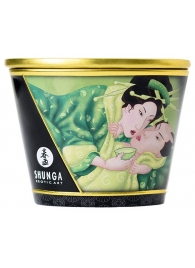 Массажная свеча Exotic Green Tea с ароматом зелёного чая - 170 мл. - Shunga - купить с доставкой в Великом Новгороде