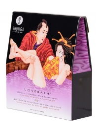 Соль для ванны Lovebath Sensual lotus, превращающая воду в гель - 650 гр. - Shunga - купить с доставкой в Великом Новгороде